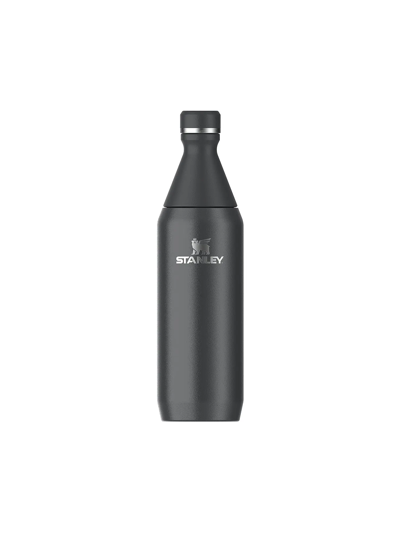 STANLEY | Isolierflasche - Thermosflasche 0,6l ALL DAY SLIM BOTTLE CHERRY BLOSSOM | schwarz